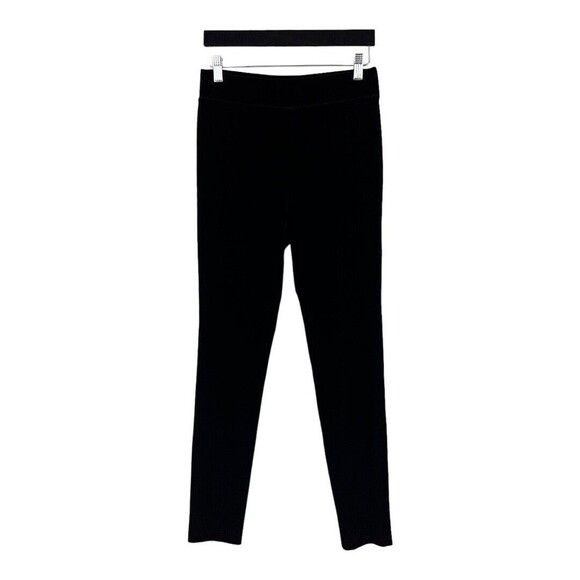 Soma Womens Size Small Black Velvet Straight Leg Pants - Picture 1 of 4
